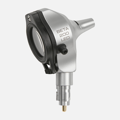 HEINE BETA 200 LED F.O. otoscope head 3.5V, reusable ear specula