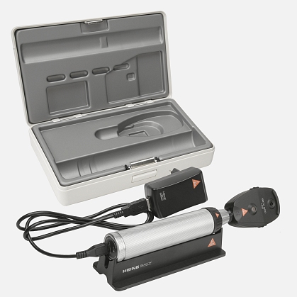 HEINE BETA 200 Direct Ophthalmoscope LED 3.5 V with BETA 4 USB Rechargeable Handle and Hard Case