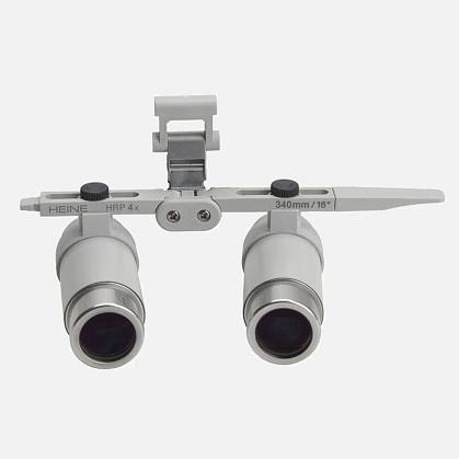 Upgrade kit with HEINE HRP 4x / 340 mm binocular loupe for ML4 LED headlight without S-GUARD protection