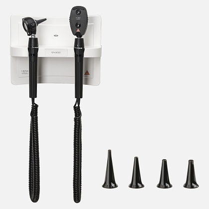 HEINE EN 200 Diagnostic Center with K 180 F.O. LED Otoscope 3.5 V, K 180 Direct LED Ophthalmoscope 3.5 V and Specula