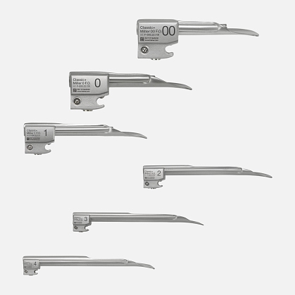 HEINE Classic+ MILLER fiber-optic (F.O.) blades
