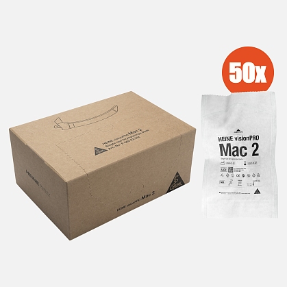 HEINE visionPRO Mac 2 disposable blades, box of 50 pcs.