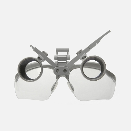 Upgrade kit with HEINE HR 2.5x / 520 mm binocular loupe for ML4 LED headlight with S-GUARD protection