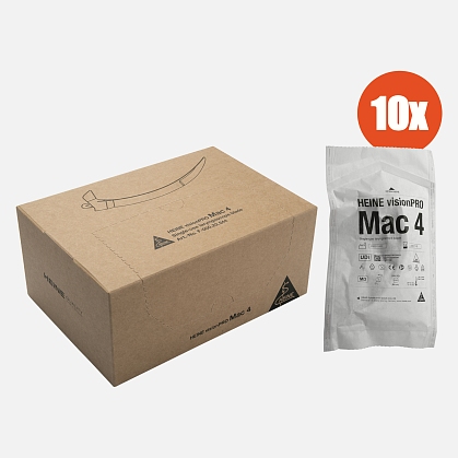 HEINE visionPRO Mac 4 disposable blades, box of 10 pcs.