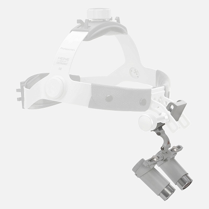 HEINE HRP 3.5x/4x/6x binocular loupe with i-View mount for Professional L helmet without S-GUARD protection