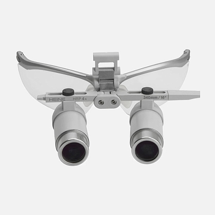 Upgrade kit with HEINE HRP 4x / 340 mm binocular loupe for ML4 LED headlight with S-GUARD protection