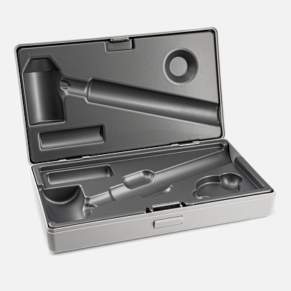 Hard case for HEINE sets with DELTA 20 T dermatoscope