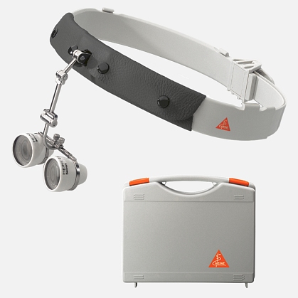 HEINE C2.3K binocular loupe on headband