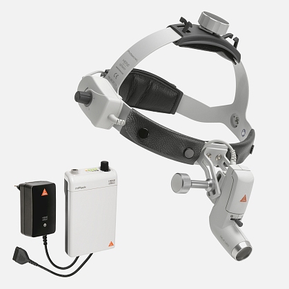 HEINE ML4 LED headlight, mPack charging unit, mains adapter