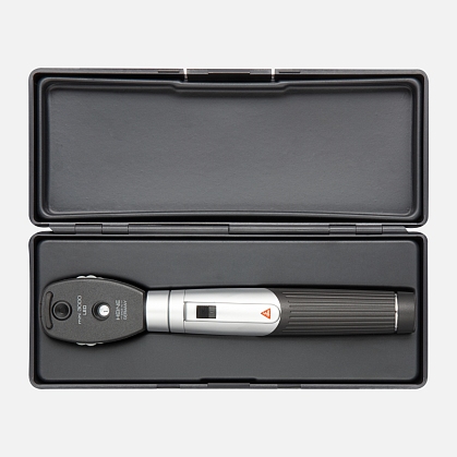 HEINE mini 3000 Direct Ophthalmoscope LED with mini 3000 Battery Handle and Hard Case