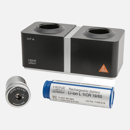 HEINE BETA4 NT 3.5V Li-ion upgrade set: lower module, lithium-ion battery, NT4 desktop charger