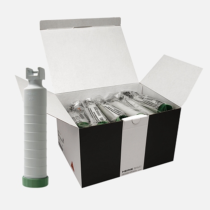 Disposable external part of HEINE XP laryngoscope handle with bottom cover without internal part, package of 25 pcs.