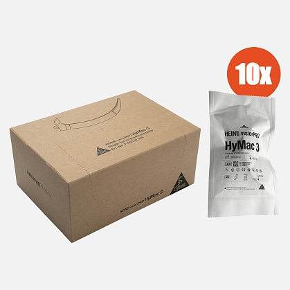 HEINE visionPRO HyMac 3 disposable blades, box of 10 pcs.