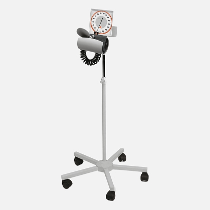 Mobile stand with variable height for HEINE GAMMA XXL LF sphygmomanometer
