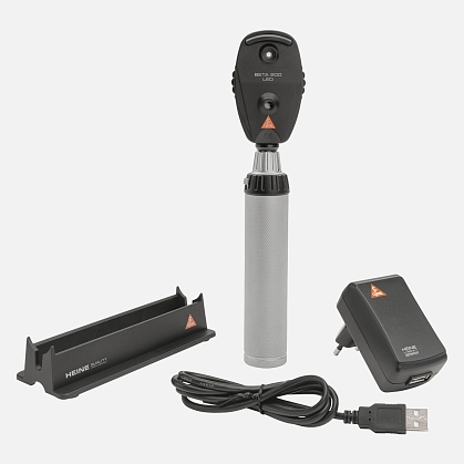 HEINE BETA 200 Direct Ophthalmoscope LED 3.5 V with BETA 4 USB Rechargeable Handle