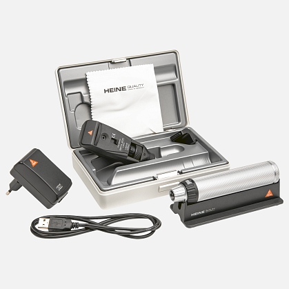 Retinoscope HEINE BETA 200 LED 3.5V, rechargeable handle BETA4 USB, case